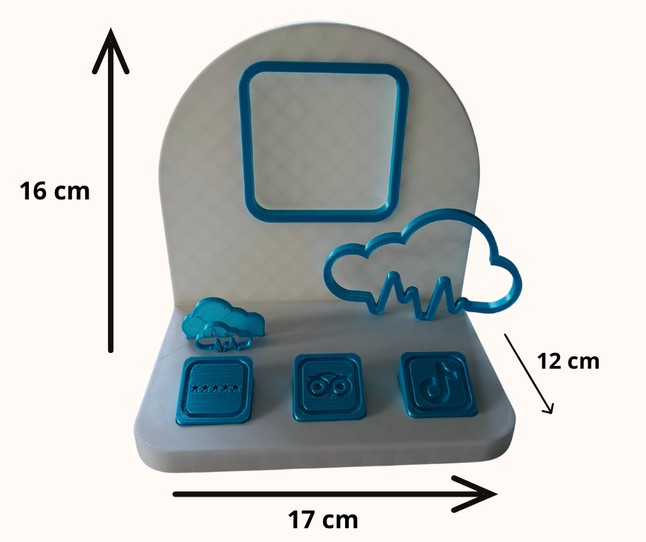 Wolkje & Waves NFC Toonbank Standaard – meer reviews & berichten met één tik