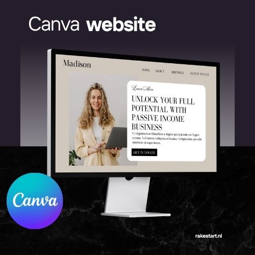 Website Sjabloon voor Appointment Setter | Bewerkbare Canva Website voor Virtual Assistants & Dienstverleners