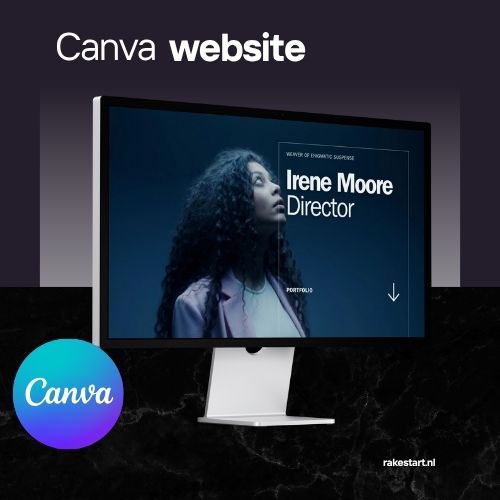 Professionele Canva Website-template voor Creatives, Filmmakers & Directors 🎬