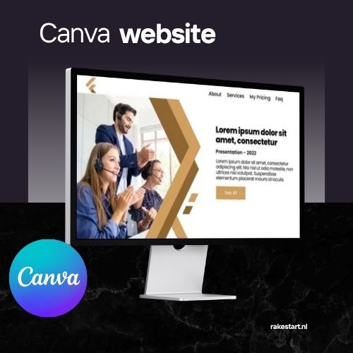 Consultant Website Sjabloon | Bewerkbare Canva Website voor Business, Marketing, Life & Career Consultants | Professioneel & Conversiegericht Ontwerp