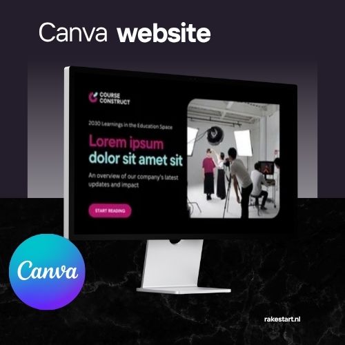 Impact Rapport Website Sjabloon | Bewerkbare Canva Website voor Agencies, Non-profits & Case-studies | Professioneel Jaarverslag Webdesign
