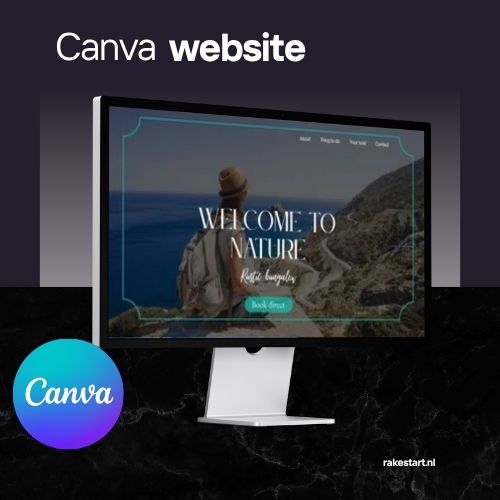 Reis Website Sjabloon | Bewerkbare Canva Website voor Reisbloggers, Touroperators & Avontuurmerken | Mobielvriendelijk & Prachtig Ontwerp