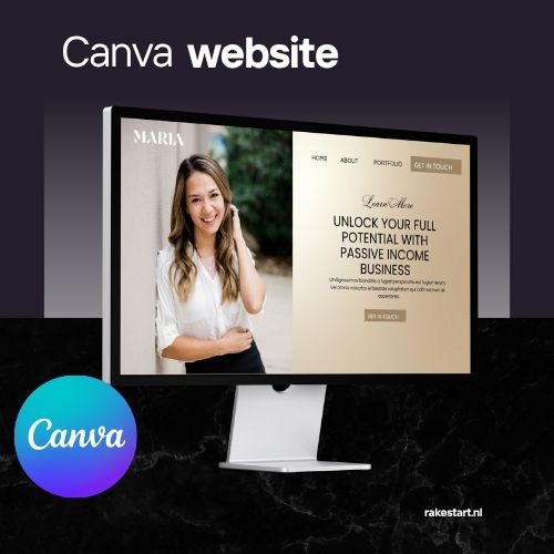 VA Website Sjabloon | Bewerkbare Canva Website voor Virtual Assistants | Professioneel & Mobielvriendelijk Ontwerp