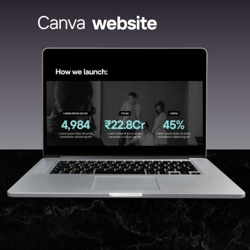 Impact Rapport Website Sjabloon | Bewerkbare Canva Website voor Agencies, Non-profits & Case-studies | Professioneel Jaarverslag Webdesign