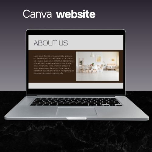 Luxury accommodatie Website Sjabloon | Bewerkbare Canva Website voor Hotels, Resorts & Villa’s | Modern Hospitality Webdesign