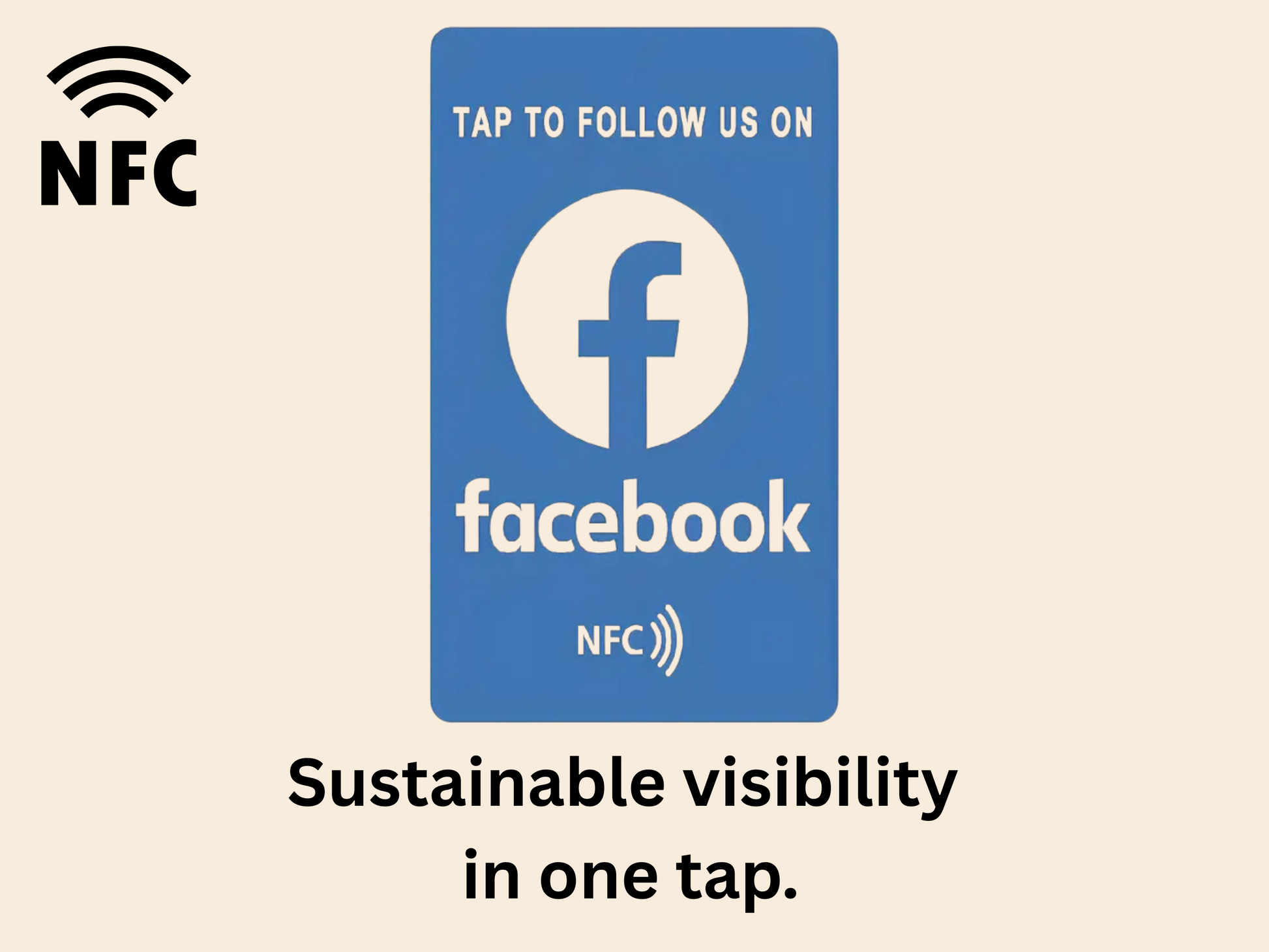 NFC Facebook-kaart 1+1 gratis