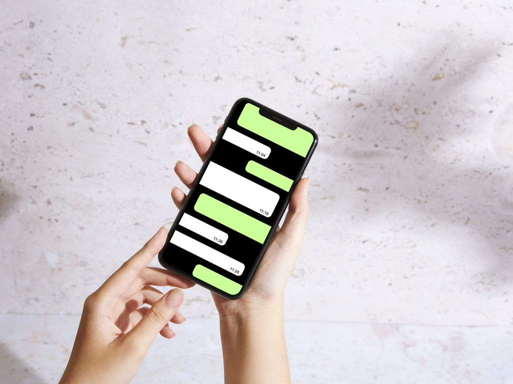 Groene NFC WhatsApp-kaart | Tap-to-Chat Kaartje