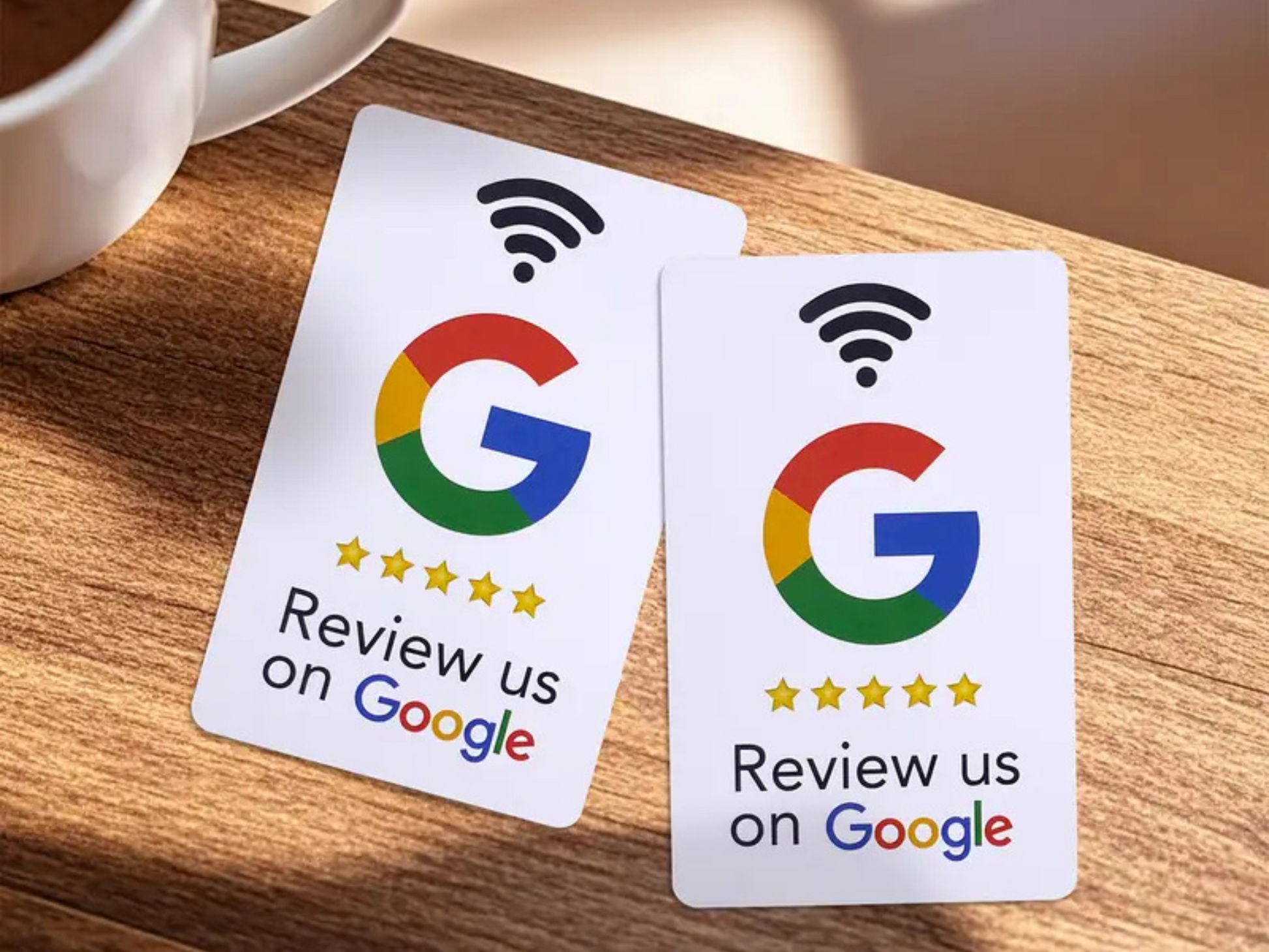 Google bordje + Google pas