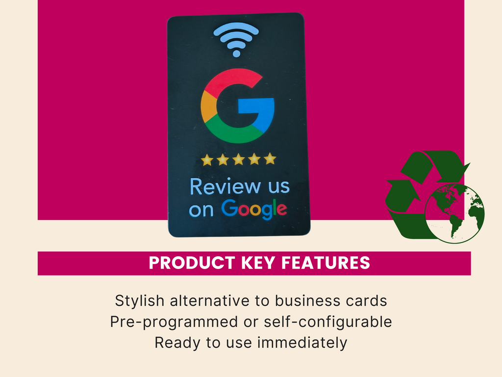 Google bordje + Google pas