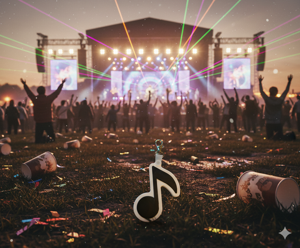 NFC Sleutelhanger – Muzieknoot – Music Edition