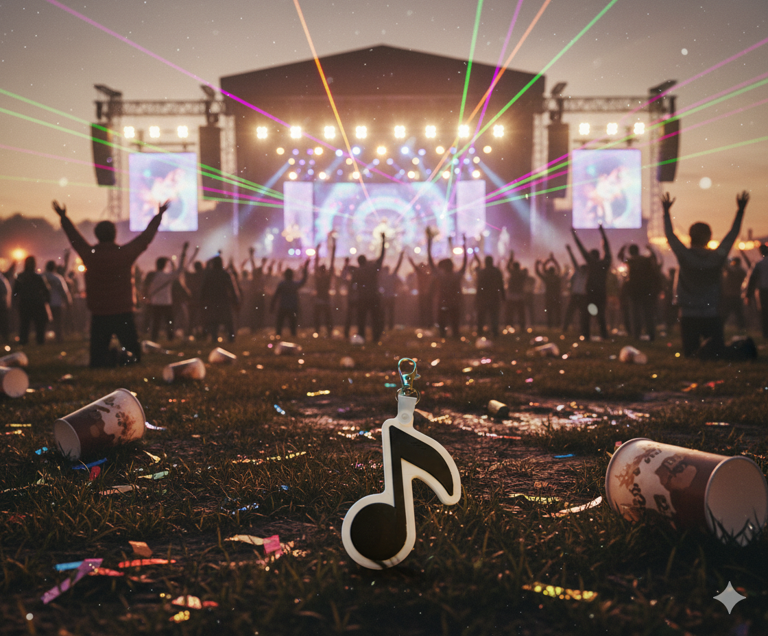 NFC Sleutelhanger – Muzieknoot – Music Edition