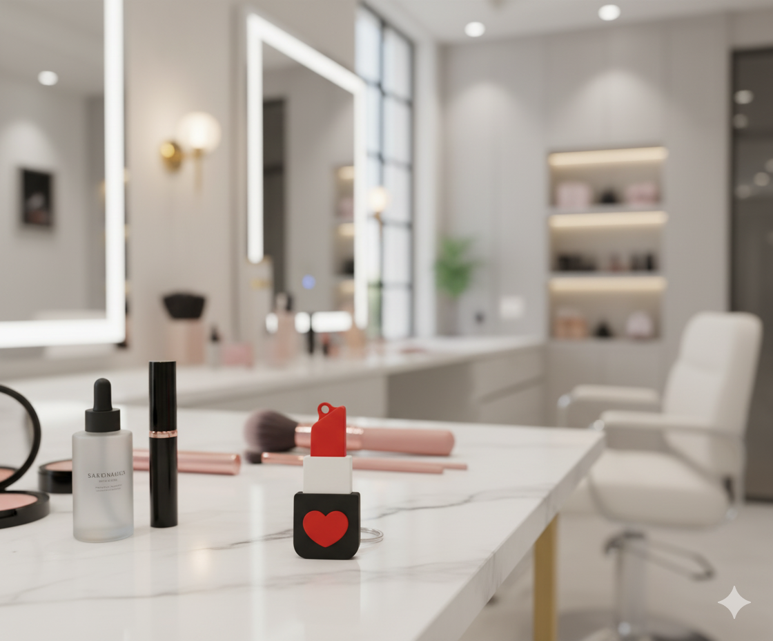 NFC Sleutelhanger – Lippenstift – Beauty Edition