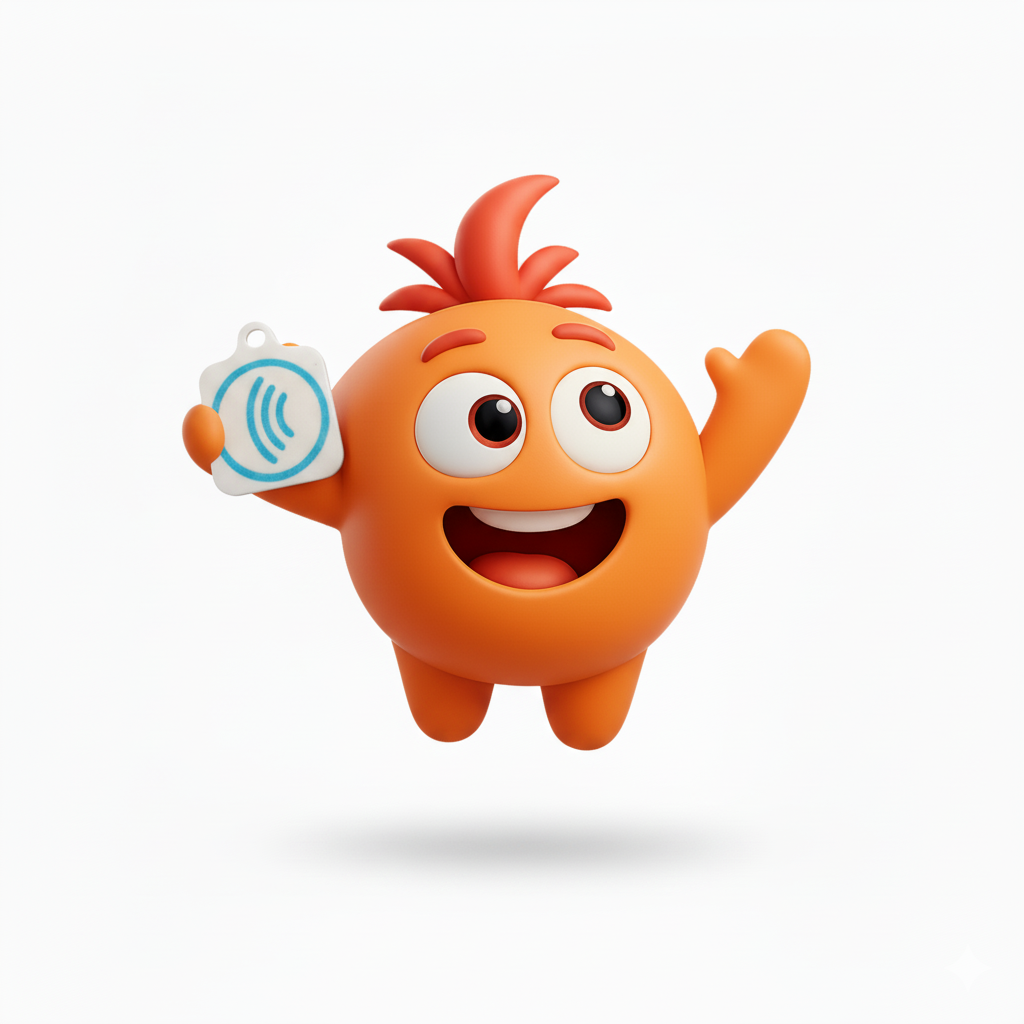 Ontwerp jouw eigen 3D NFC sleutelhanger