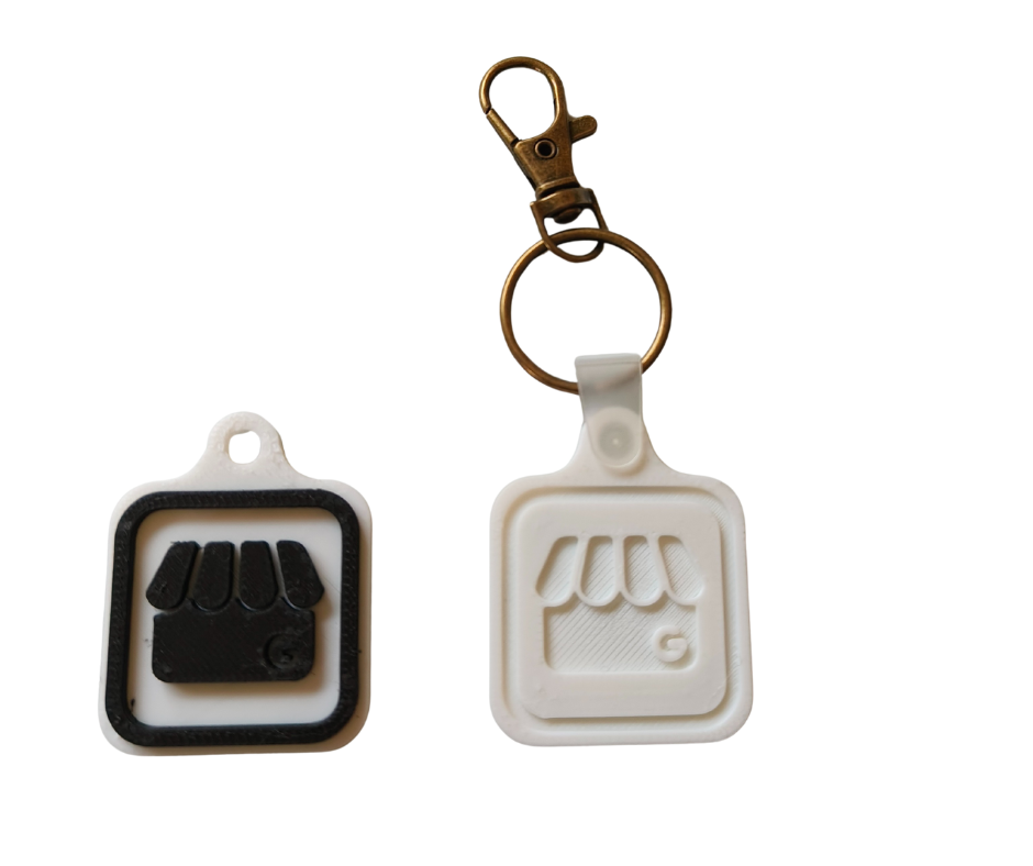 3D Google Review NFC-sleutelhanger – meer reviews met één tik