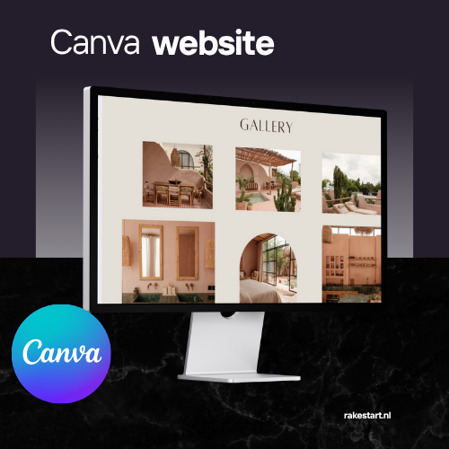 Boho Website Template voor Airbnb & Vakantiehuis – Canva Minisite voor Directe Boeking