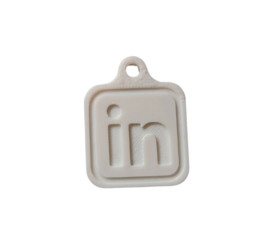 LinkedIn NFC-sleutelhanger – 3D keytag naar jouw LinkedIn profiel