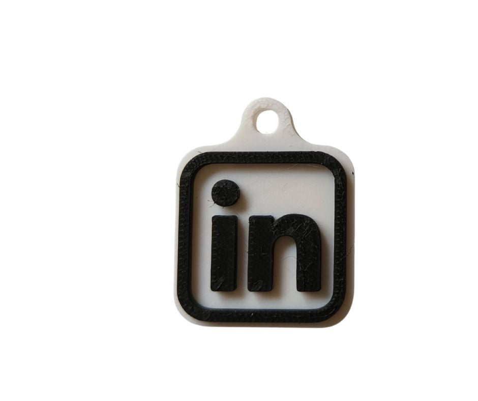 LinkedIn NFC-sleutelhanger – 3D keytag naar jouw LinkedIn profiel