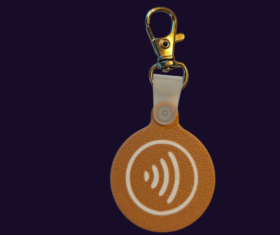 NFC winkelmandje sleutelhanger retail