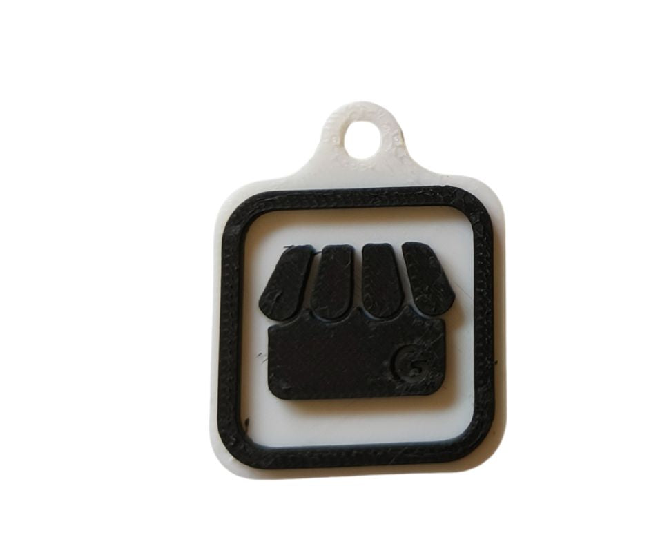 3D Google Review NFC-sleutelhanger – meer reviews met één tik