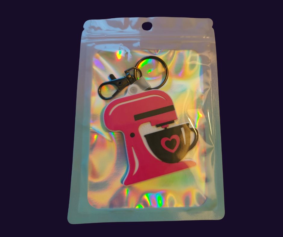 NFC roze mixer sleutelhanger