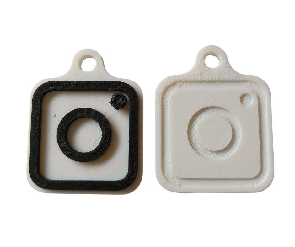 Instagram NFC-sleutelhanger – 3D keytag naar jouw Insta-profiel