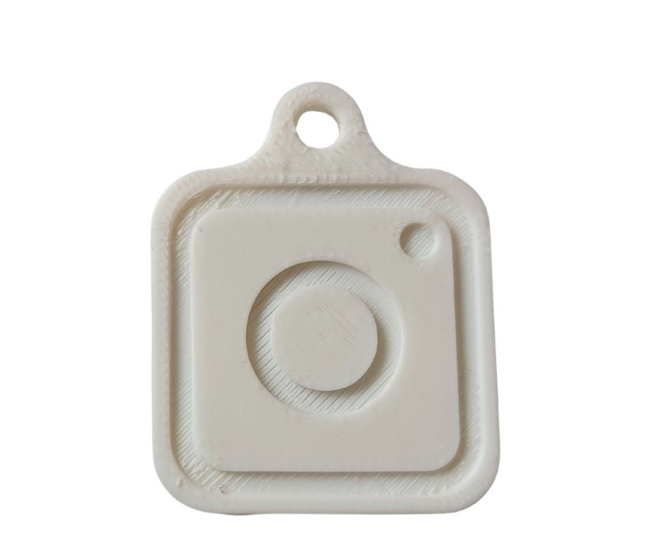 Instagram NFC-sleutelhanger – 3D keytag naar jouw Insta-profiel