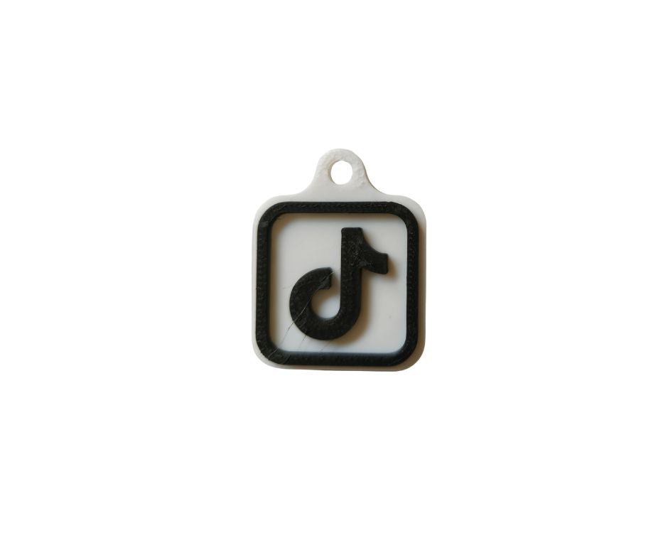 TikTok NFC-sleutelhanger – 3D keytag naar jouw TikTok-profiel