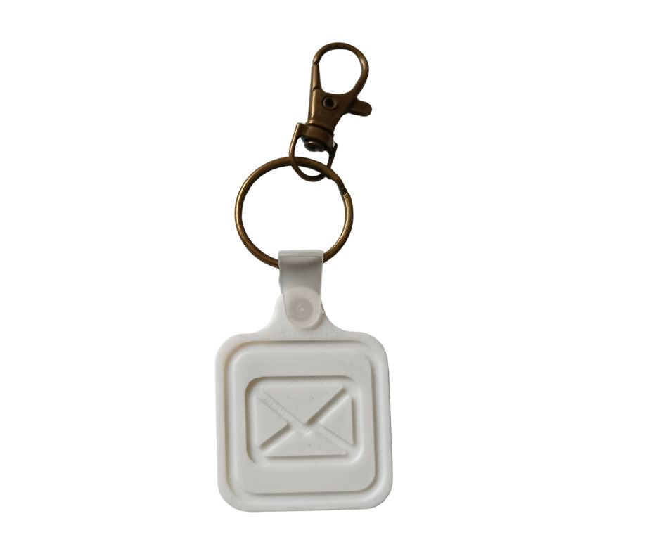 Mail NFC-sleutelhanger – 3D sleutelhanger naar jouw e-mailadres of contactpagina