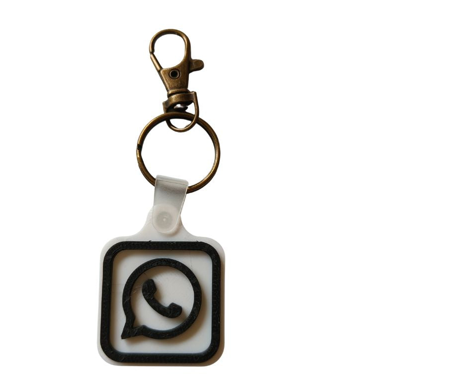 WhatsApp NFC-sleutelhanger – 3D sleutelhanger naar jouw WhatsApp-chat