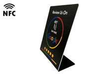 Google Review Display – NFC | Tap-to-Review Bordje (Zwart)
