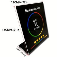 Google Review NFC Display – Zwart | Meer Reviews, Meer Zichtbaarheid, Meer Klanten
