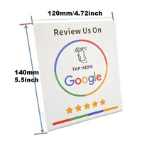 Google NFC Review Sticker Bord – Verzamel Meer Reviews met Eén Scan