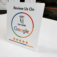 Google NFC Review Sticker Bord – Verzamel Meer Reviews met Eén Scan